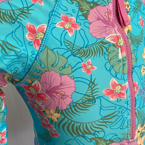 Ruffle Butts Long sleeve zip up swimsuit - Picture 5 of 7